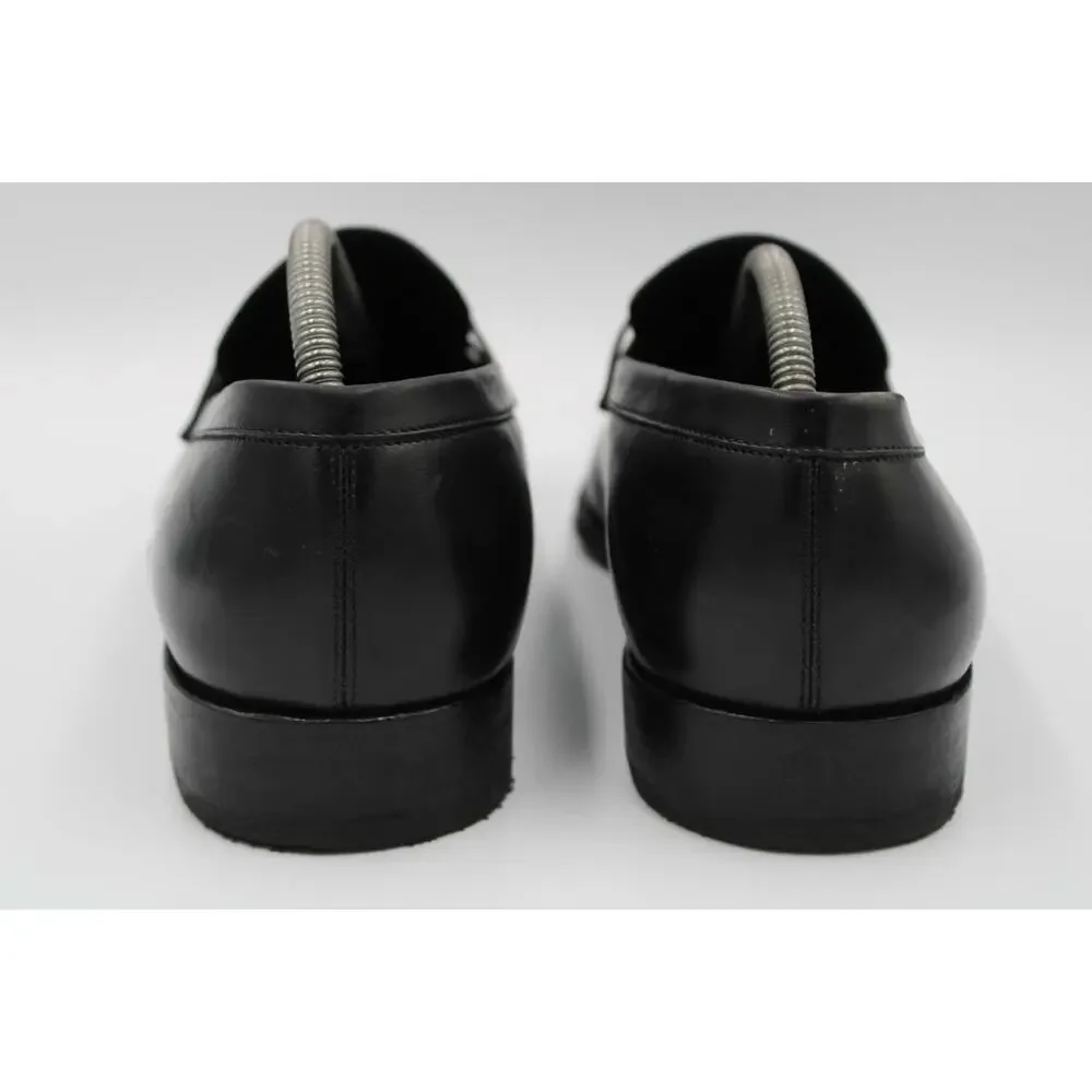 Size 9 2E - Salvatore Ferragamo Gancini Bit Loafers Leather Dress UG80382